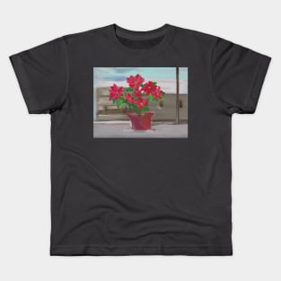 spring poinsetta Kids T-Shirt